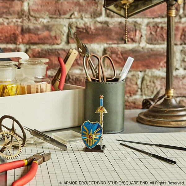 Dragon Quest Metallic Nano Puzzle Roto Erdrick Sword Shield ###