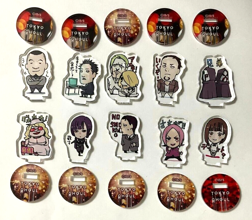 Tokyo Ghoul Acrylic Mini Stand Banjo Xiao Nishino Bin Madam Taishi Fura