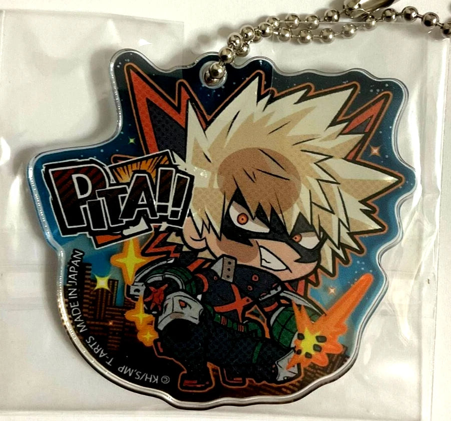My Hero Academia Scramble Pita Acrylic Keychain Strap Katsuki Bakugo