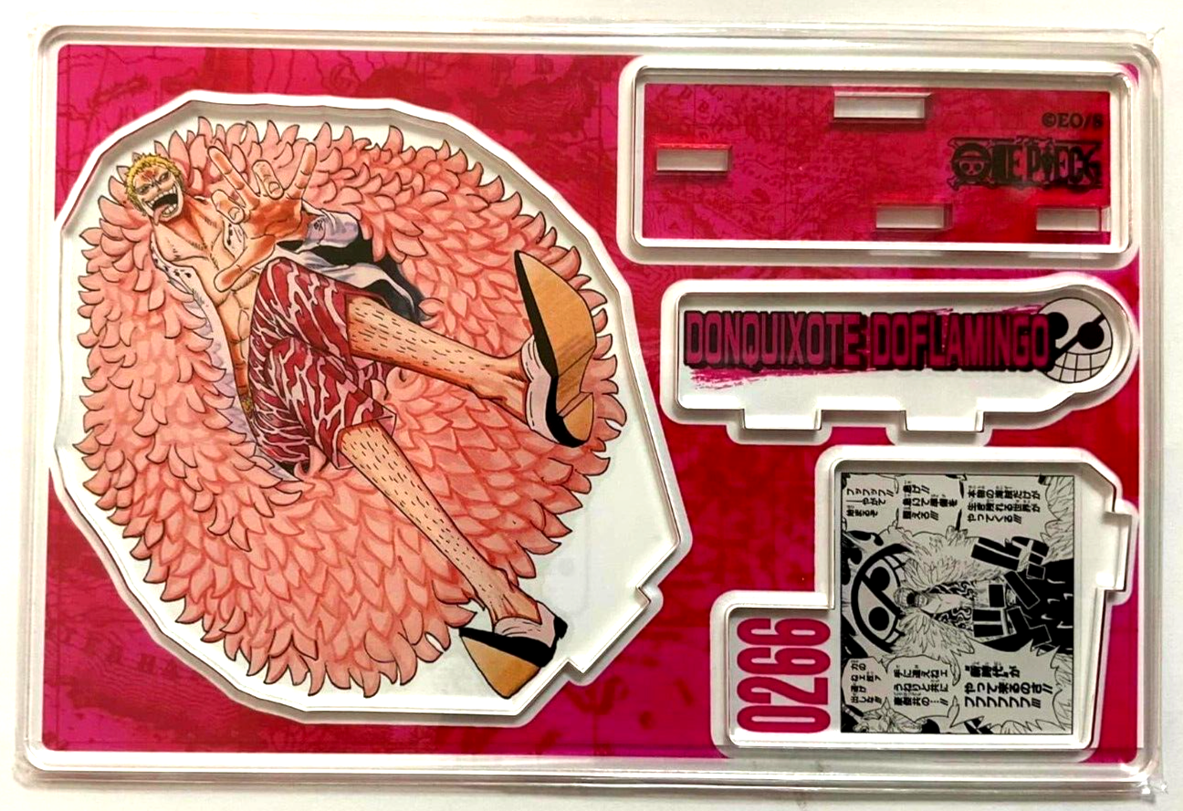 One Piece Bday Acrylic Diorama Stand Doflamingo