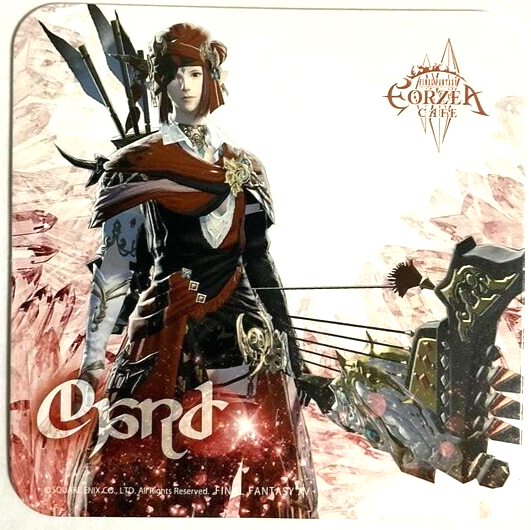 Final Fantasy XIV Job Coaster Bard Eorzea Cafe