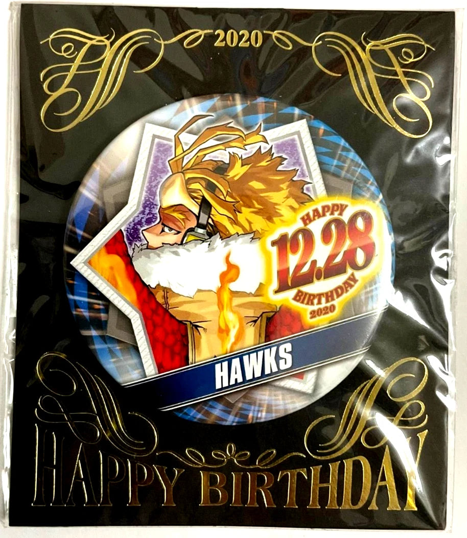 My Hero Academia Bday 2020 Can Badge Button Hawks Keigo Takami