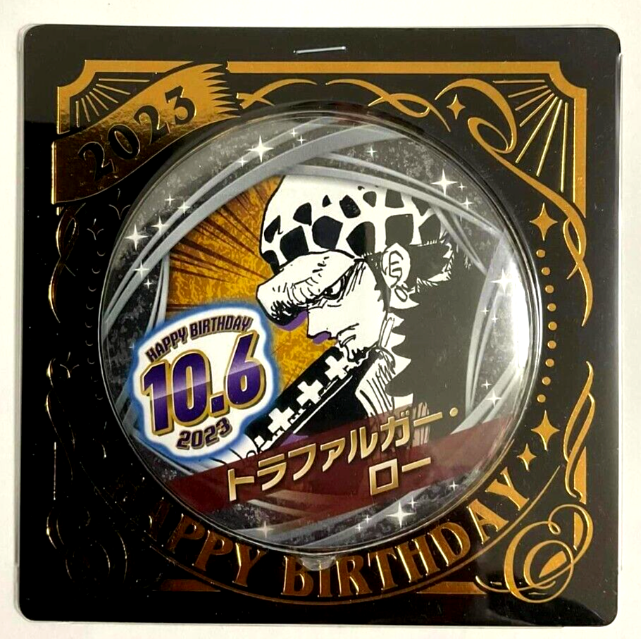 One Piece Bday 2023 Can Badge Button Trafalgar Law