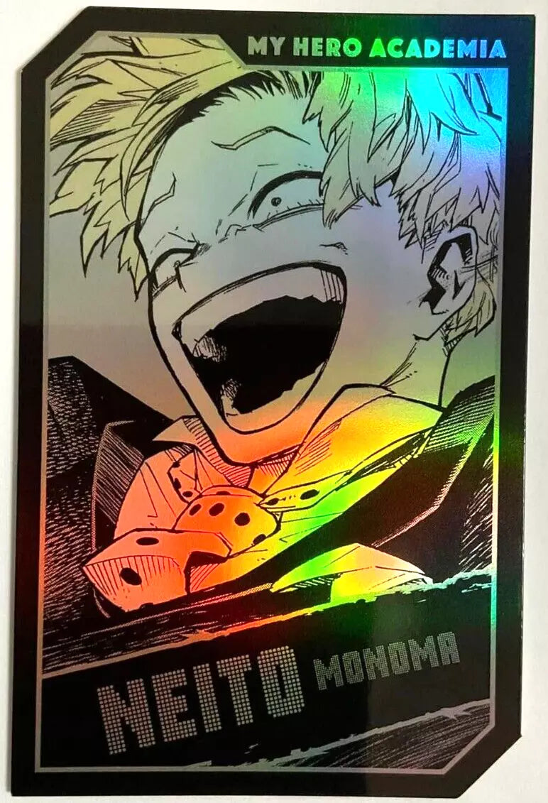 My Hero Academia JF2025 Mini Hologram Card Collection Neito Monoma