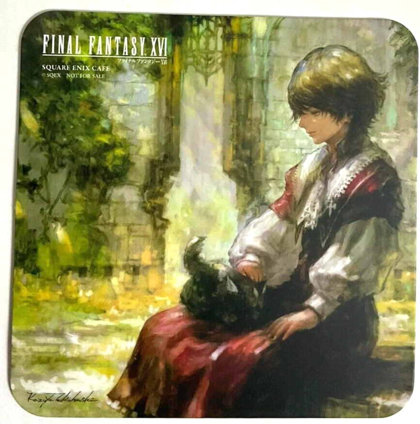 Final Fantasy XVI Square Enix Cafe Original Coaster Joshua Rosfield