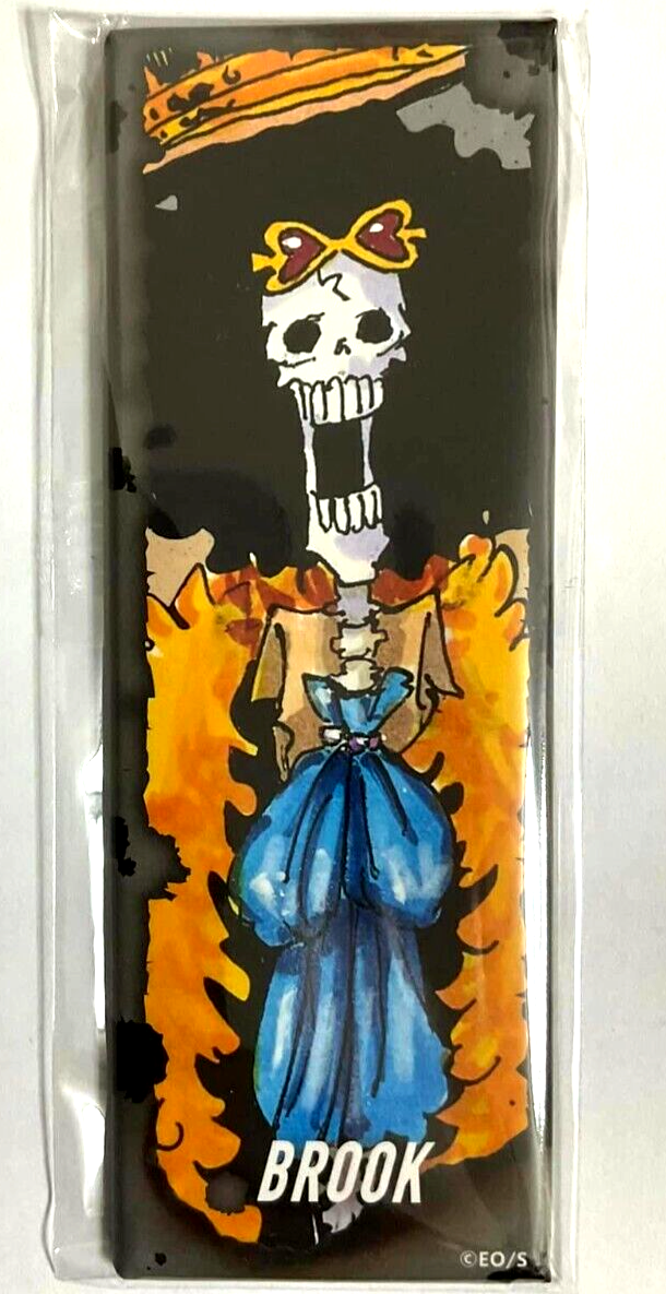 One Piece Square Can Badge Button Brook