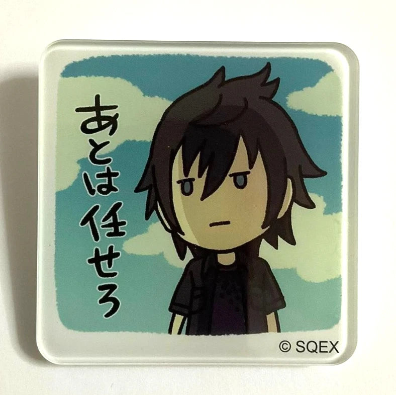 Final Fantasy 15 XV Acrylic Memo Clip Noctis Lucis Caelum Square Enix Cafe