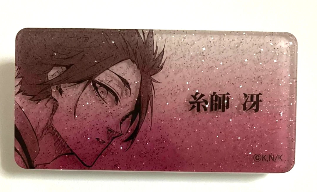 Blue Lock EX Acrylic Name Badge Button Collection Sae Itoshi