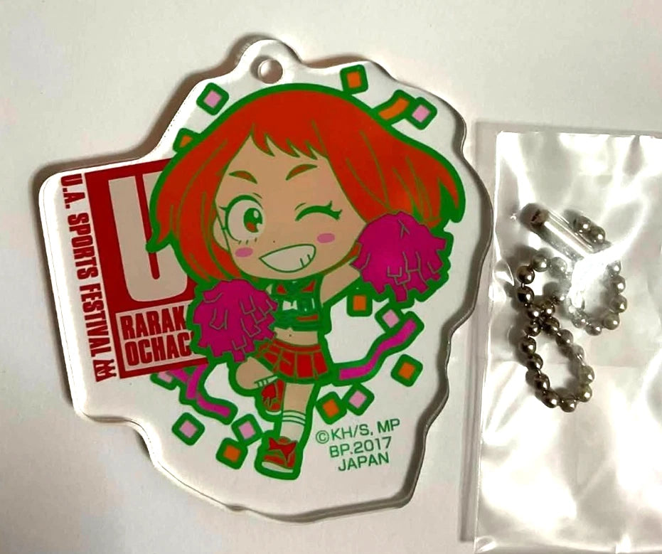 My Hero Academia Kuji Cafe Mini Acrylic Keychain Strap Ochako Uraraka