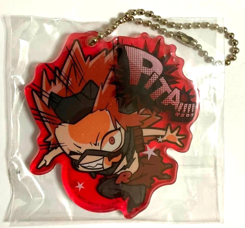 My Hero Academia Pita Acrylic Keychain Strap Eijiro Kirishima Anime xde