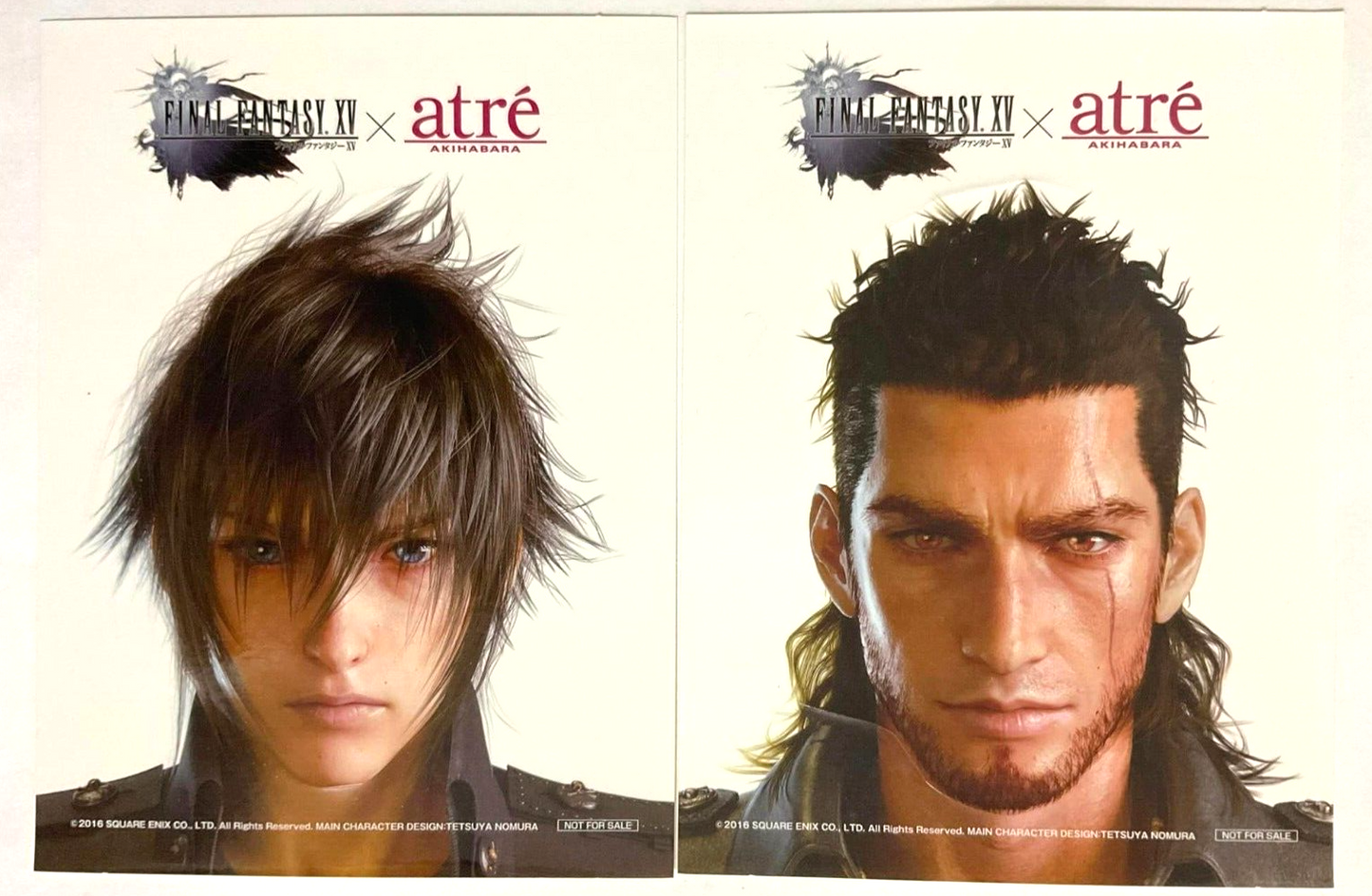 Final Fantasy XV Akihabara ATRE Sticker Noctis Lucis Caelum Gladiolus Amicitia