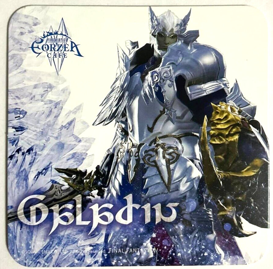 Final Fantasy XIV Job Coaster Paladin Eorzea Cafe