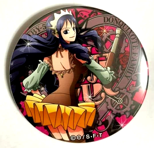 One Piece Yakara ENGINE Can Badge Button Baby 5 Dress Rosa