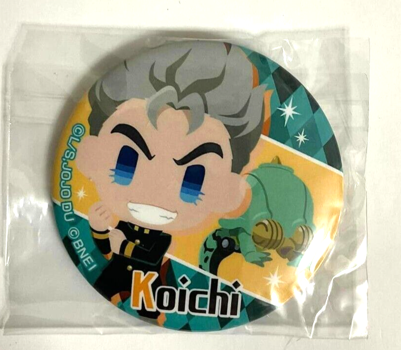 JOJO Diamond Unbreakable Pita Pata Pop Can Badge Button Koichi Hirose