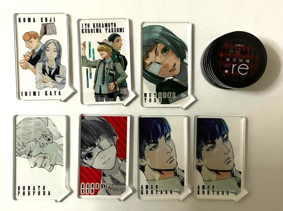 Tokyo Ghoul Acrylic Stand x7 Ken Kaneki Amon Donato Mutsuki Koma Irimi
