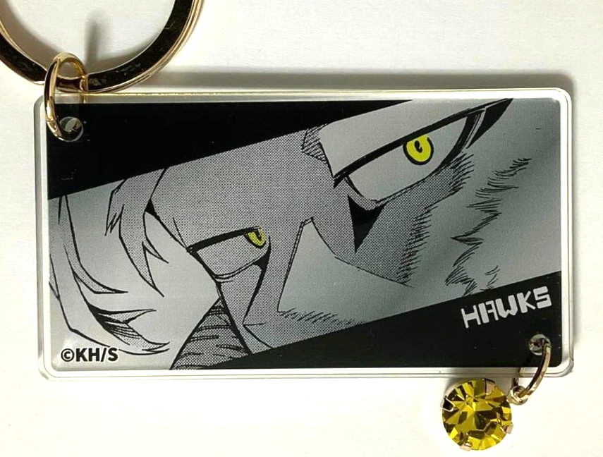 My Hero Academia The Eye's Acrylic Keychain Keyring Collection Hawks Takami