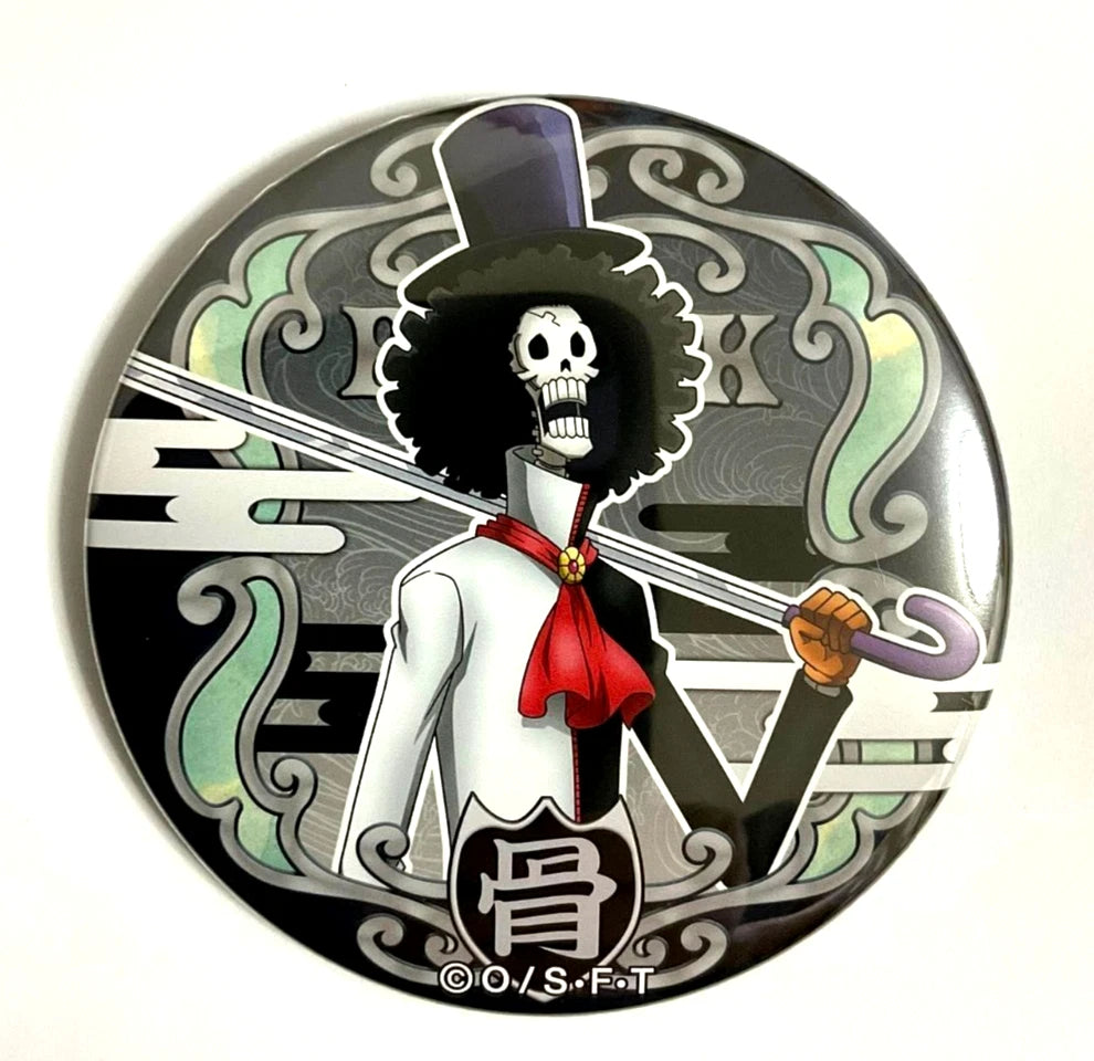 One Piece Yakara Wano Kuni 2 Can Badge Button Brook