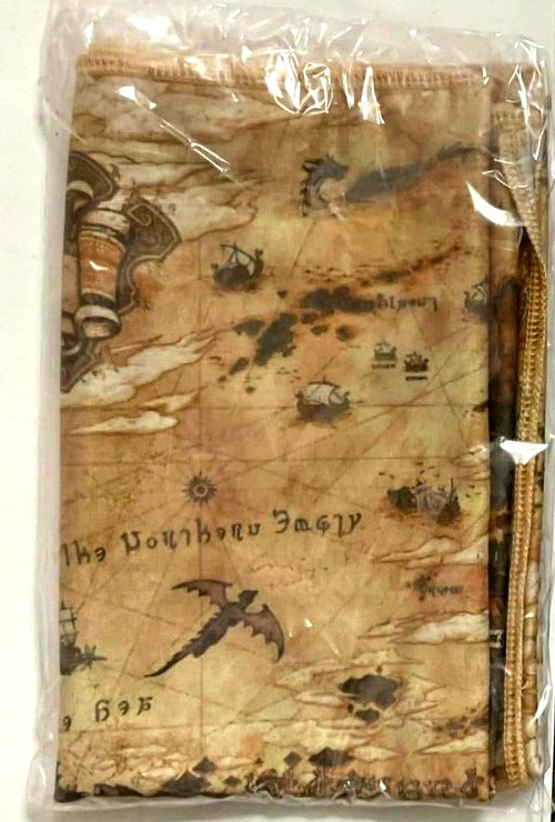 Final Fantasy XIV STORMBLOOD Collector Edition Logo Sticker Cloth World Map ###