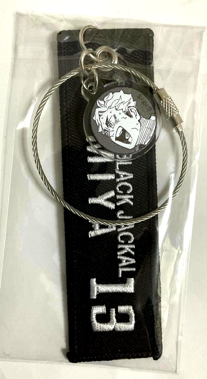 Haikyuu FINAL Cross Keyring Keychain Strap Atsumu Miya Inarizaki