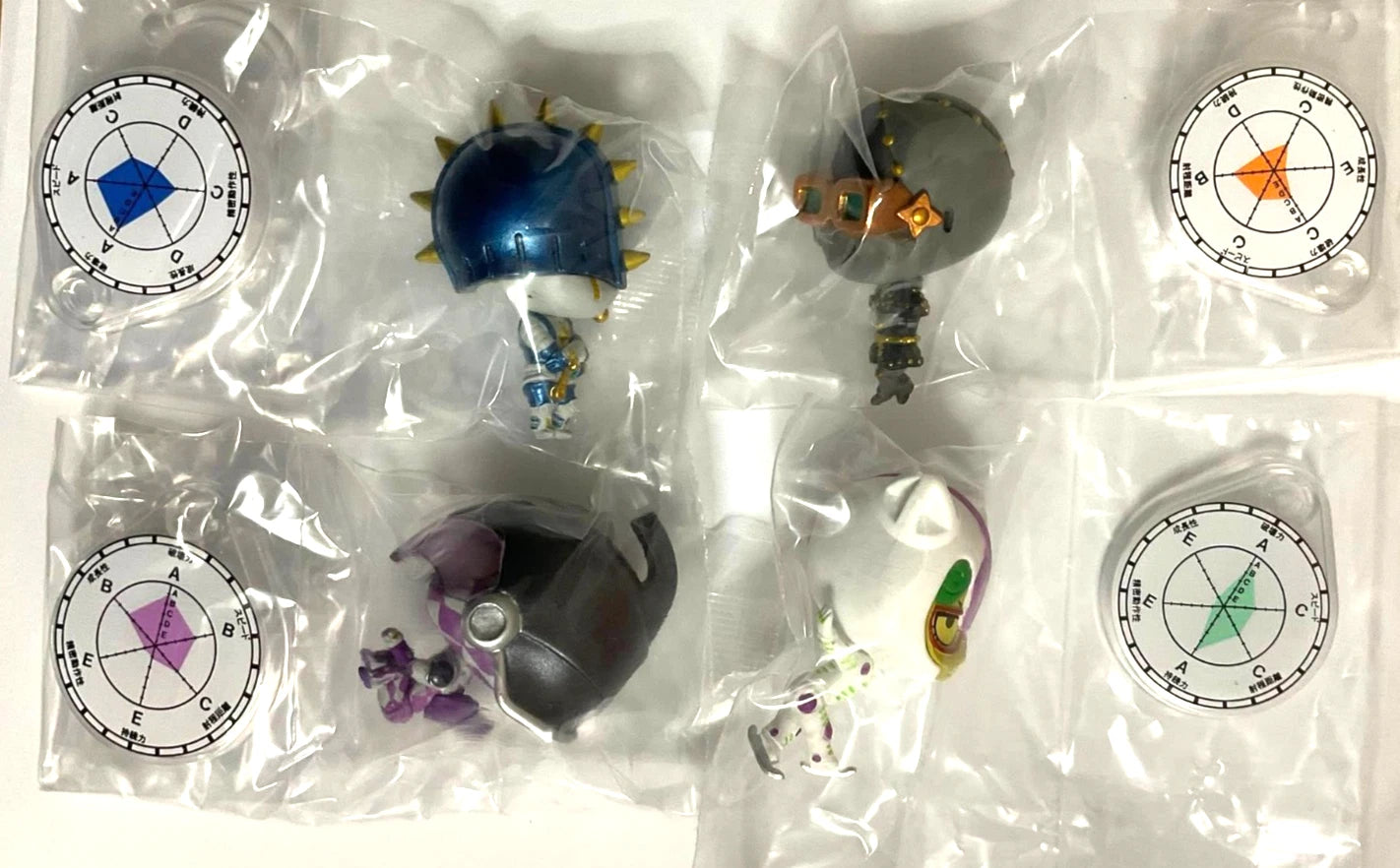 JOJO Stand Figure Collection 06 Sticky Fingers White Album Purple Haze Man in the Mirror