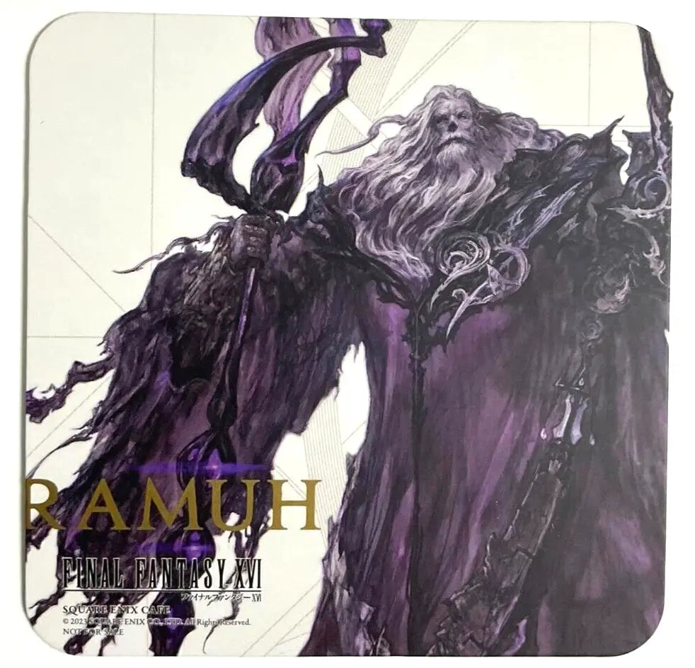 Final Fantasy XVI Square Enix Cafe Original Coaster Ramuh