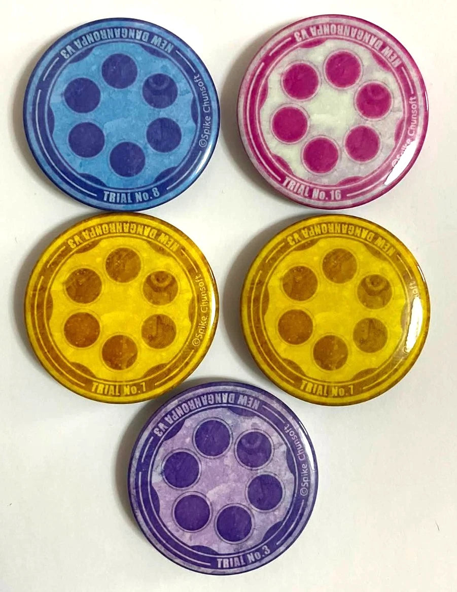 Danganronpa Kotodama Cylinder Can Badge Button xde