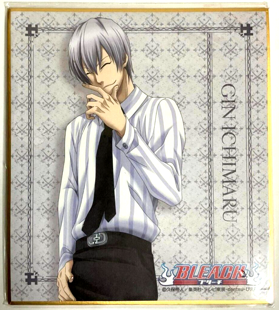 Bleach Web Kuji Shikishi Autograph Gin Ichimaru