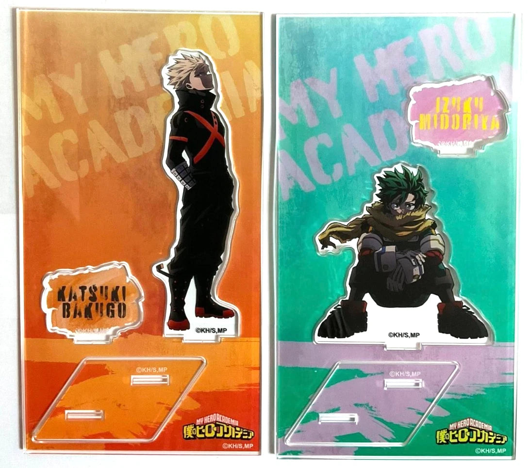 My Hero Academia Twilight Hero Plaza Acrylic Stand Midoriya Bakugo Deku USED