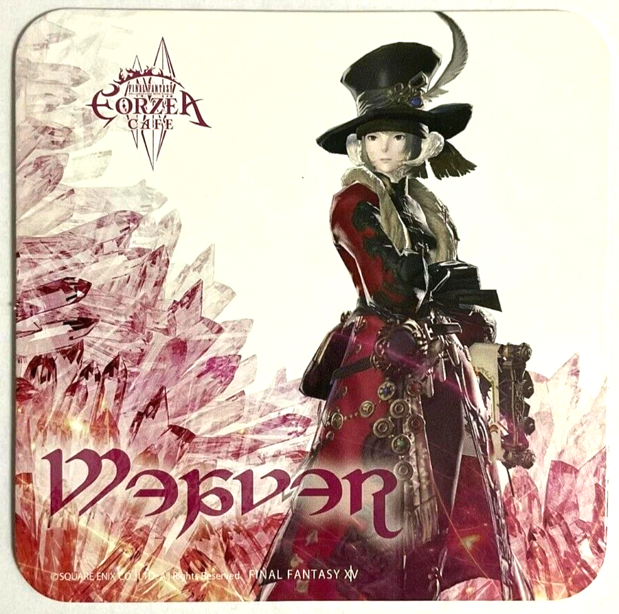Final Fantasy XIV Class Coaster Weaver Eorzea Cafe