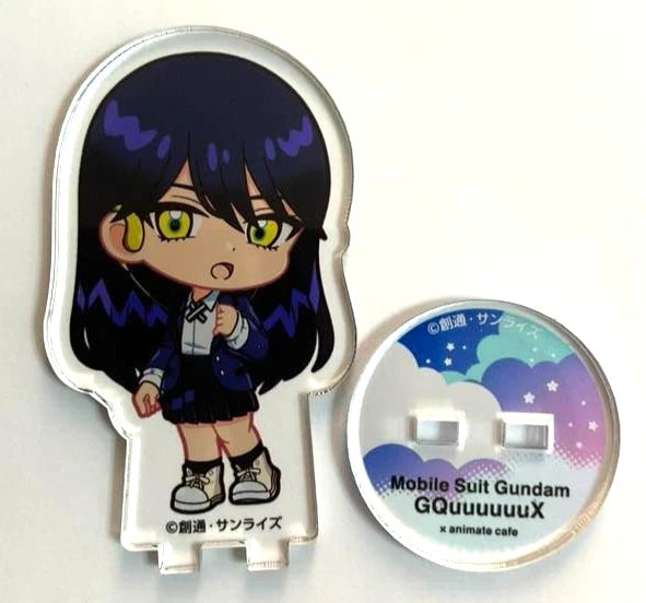 Mobile Suit Gundam GQuuuuuuX x Animate Cafe Acrylic Stand Nyaan