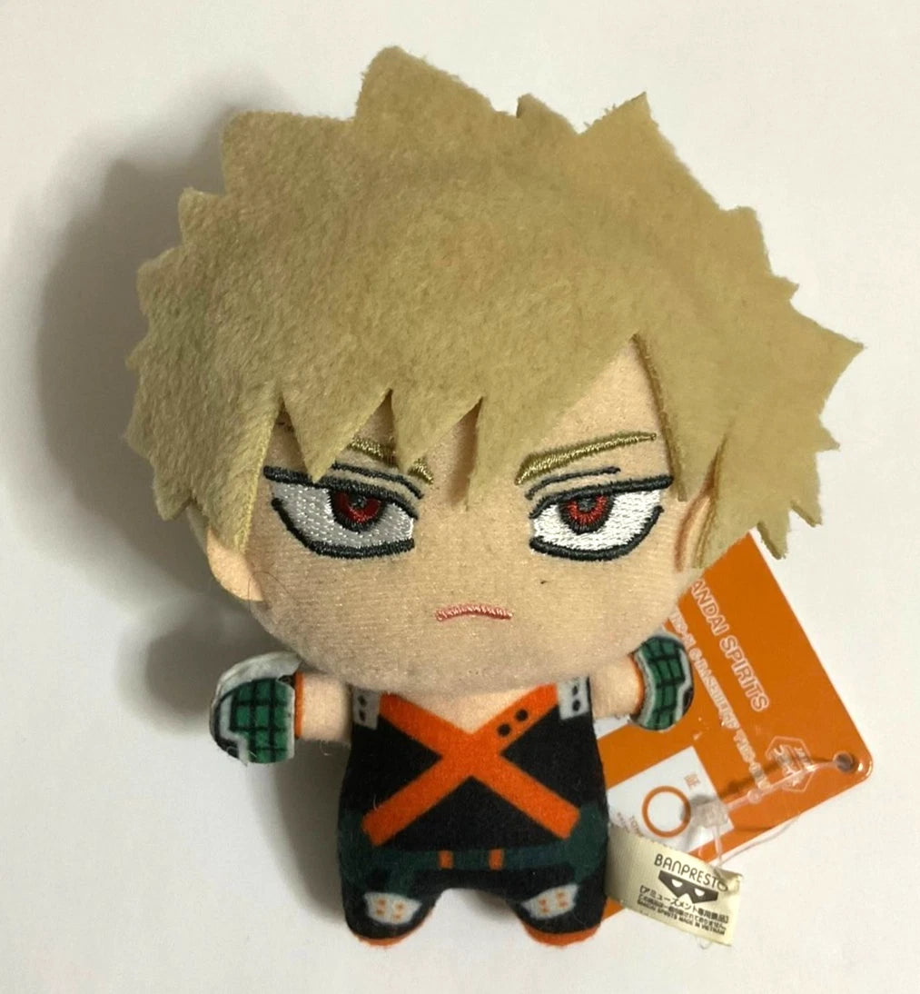 My Hero Academia Chibi 11cm Mini Plush Doll Mascot Katsuki Bakugo