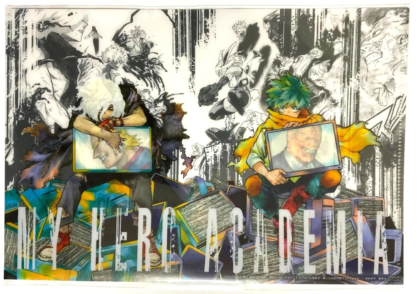 My Hero Academia Clear File Midoriya Shigaraki GIGA 2023 Winter