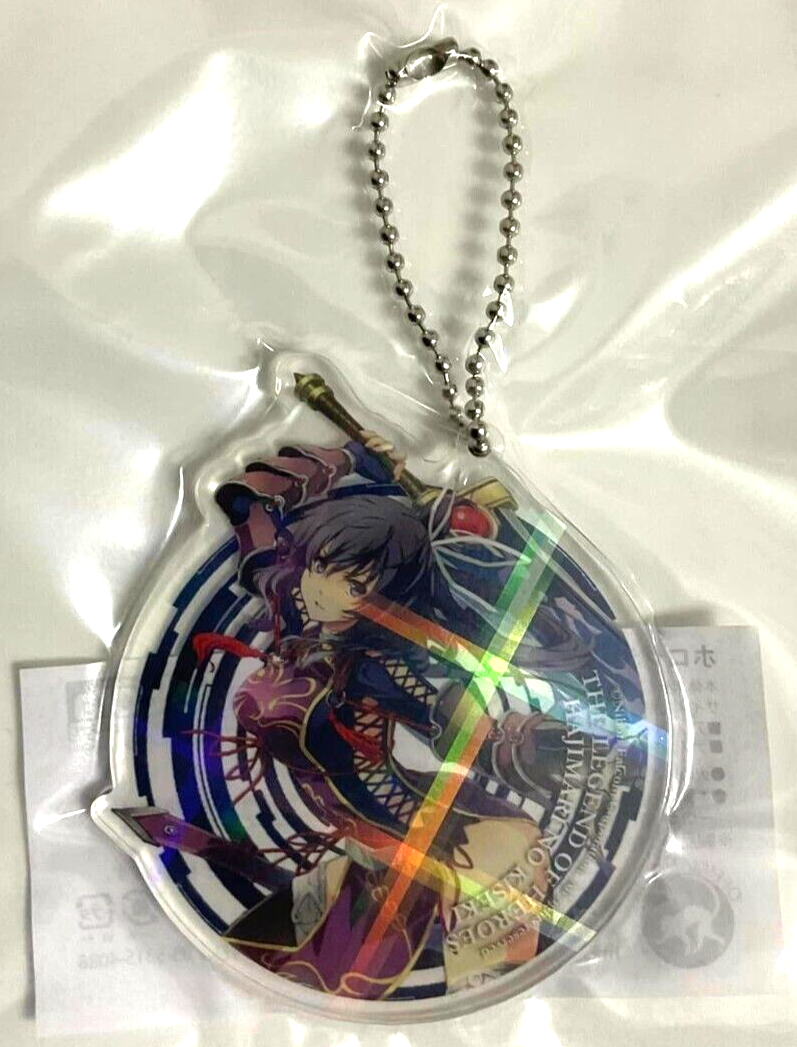 Legend Of Heroes Hajimari Kiseki Hologram Acrylic Keychain Strap Rixia Mao