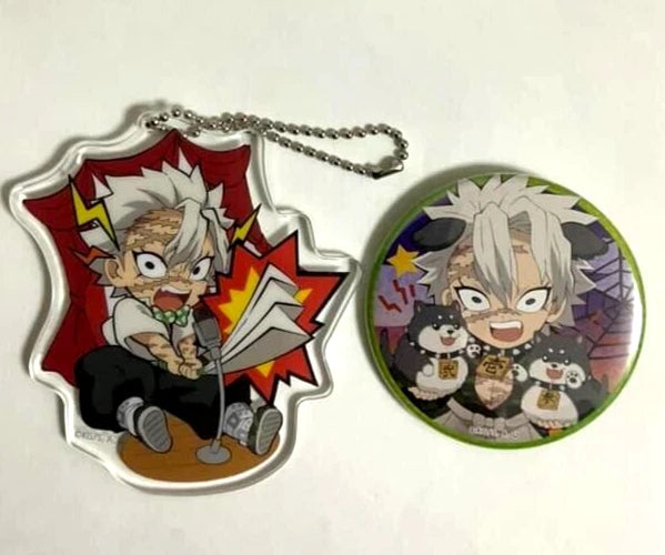 Kimetsu no Yaiba Demon Slayer Halloween Badge Keychain Samine Shinazugawa xde