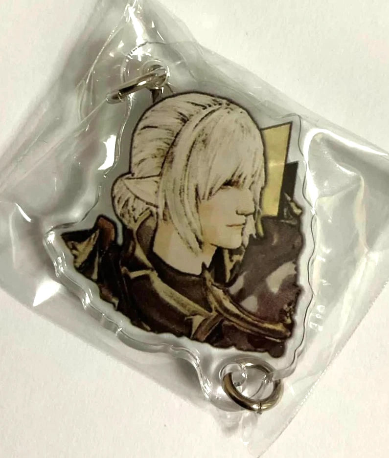 Final Fantasy XIV Summer Festival Mejirushi Mini Acrylic Keychain Strap Estinien