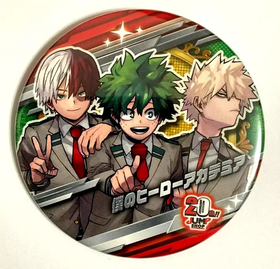 My Hero Academia Jump Shop 20th All Star Can Badge Button Midoriya Bakugo Shoto