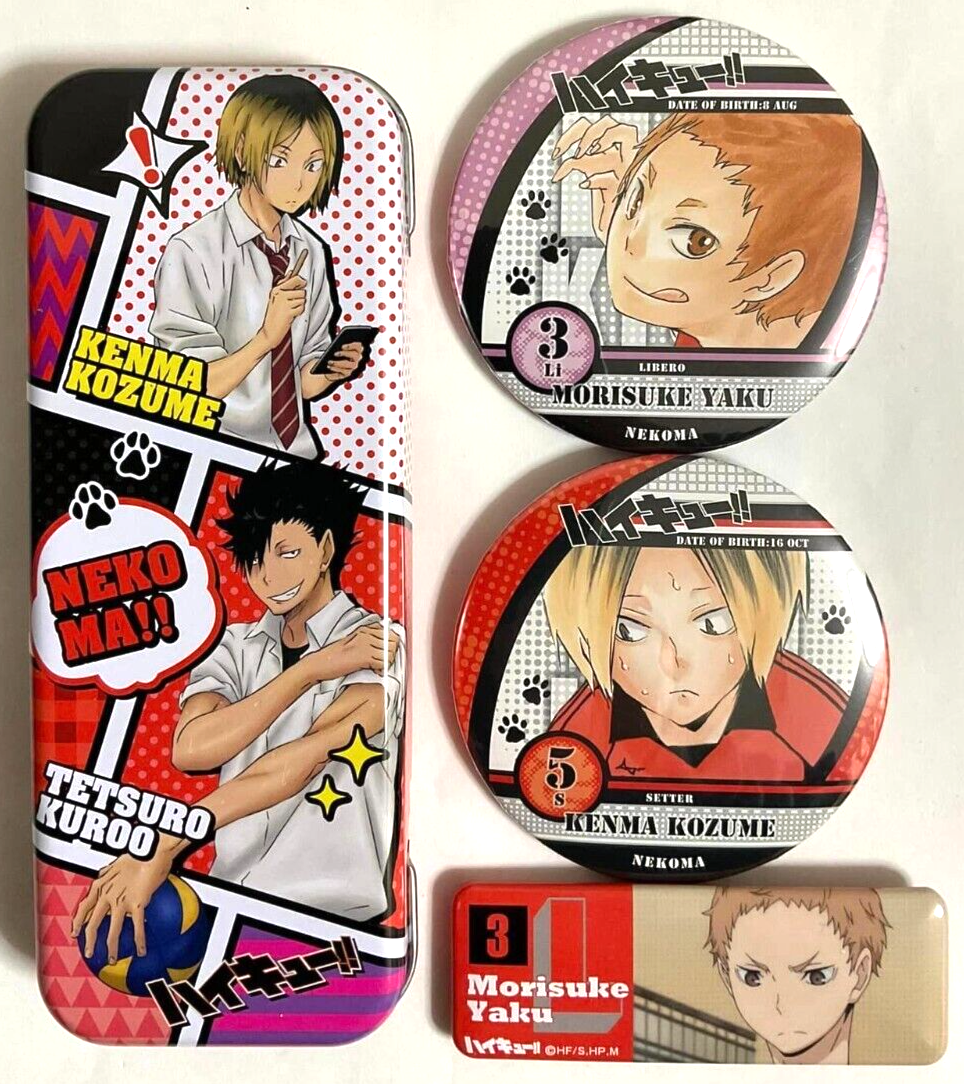 Haikyuu!! To The Top Ensky Marukaku Square Can Badge Vol. 2 SET