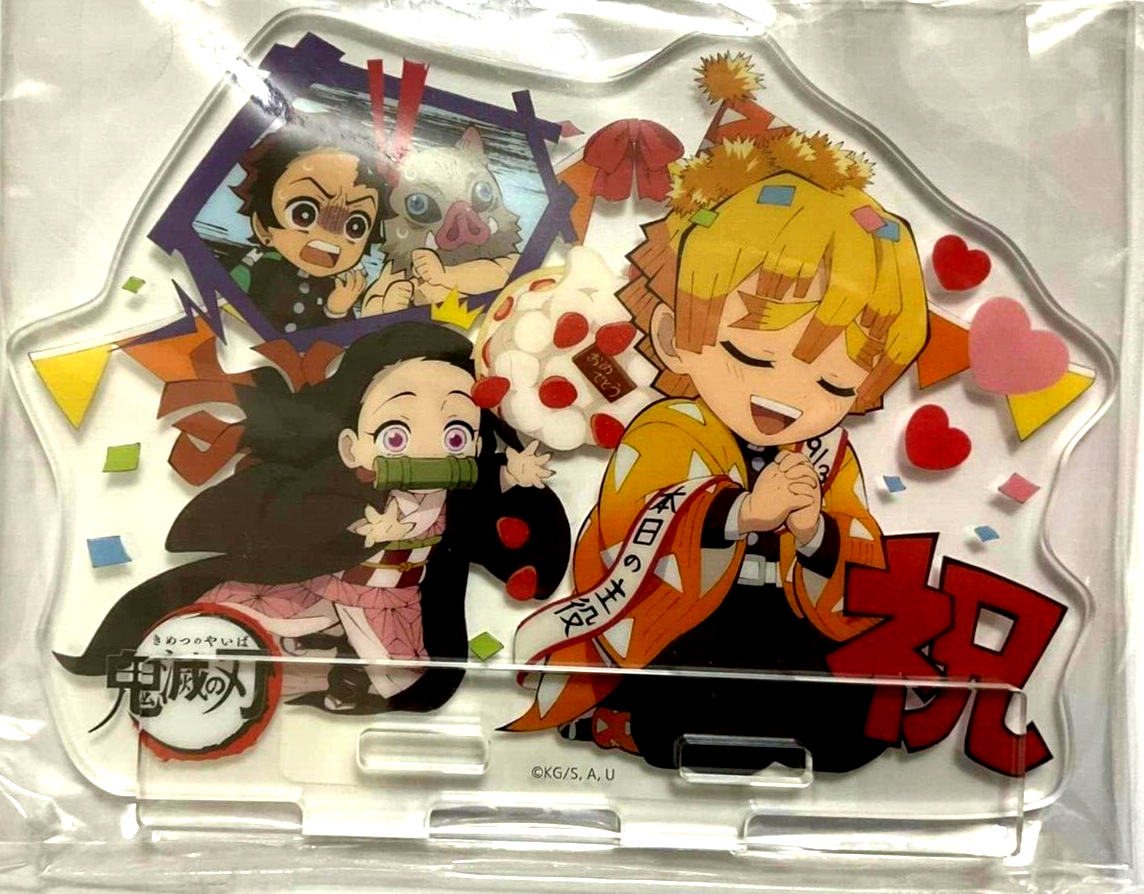 Kimetsu no Yaiba Demon Slayer Bday Acrylic Stand Zenitsu Tanjiro Nezuk –  Miyabi x Oriental