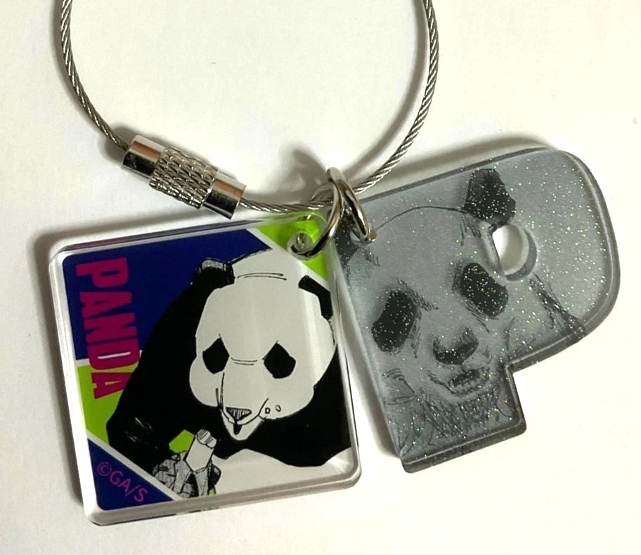 Jujutsu Kaisen Initial Acrylic Keychain 2 Keyring Collection Panda Juju