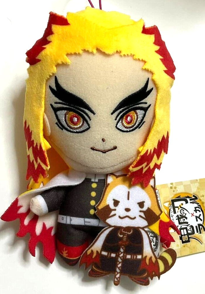 Kimetsu no Yaiba Demon Slayer Rascal Plush Doll Kyojuro Rengoku