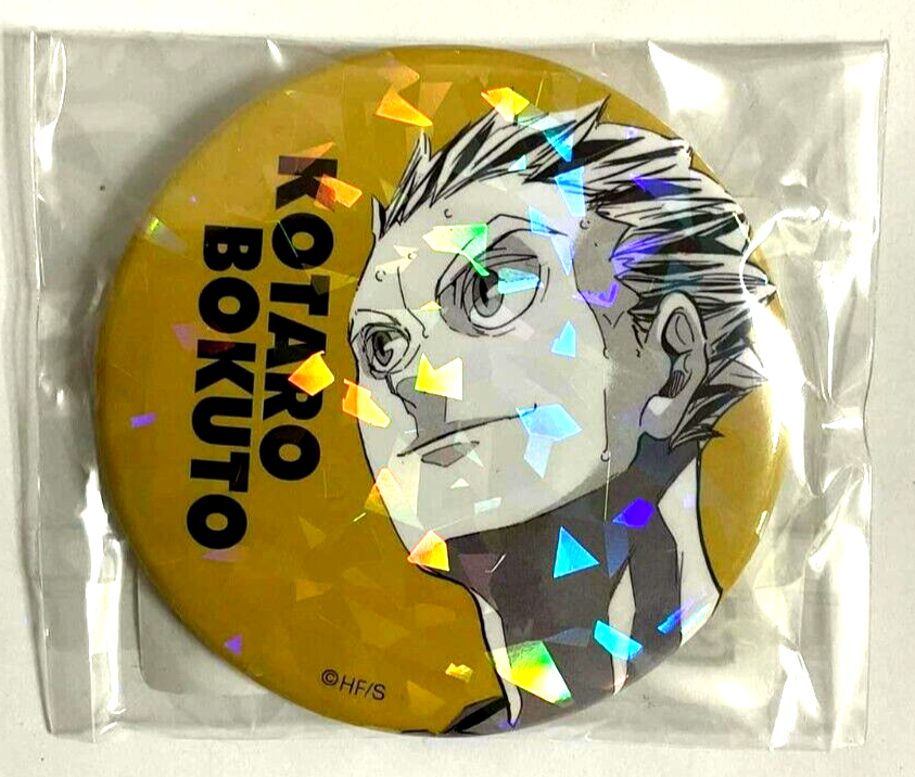Haikyuu V HEROES All Star Hologram Can Badge Button Kotaro Bokuto