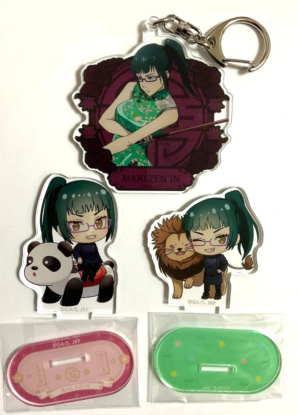 Jujutsu Kaisen x Tobu Animal Park Acrylic Stand Keychain Maki Zenin xde