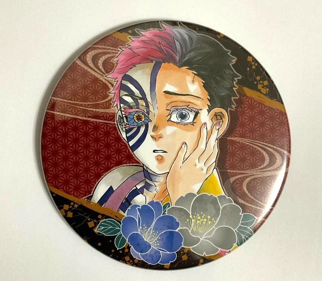 Kimetsu no Yaiba Demon Slayer Can Badge Button Akaza Hakuji