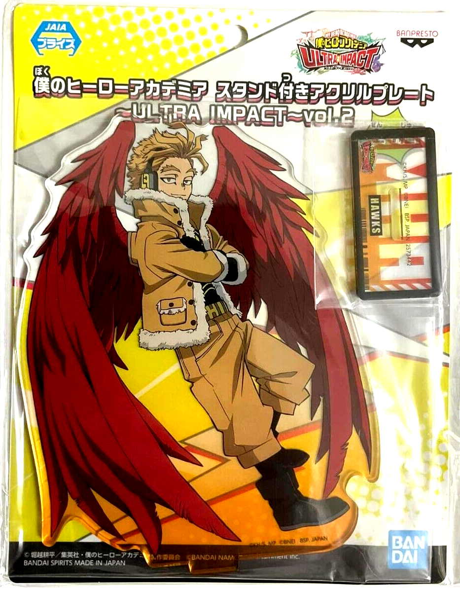 My Hero Academia Namco Acrylic Stand Plate Hawks