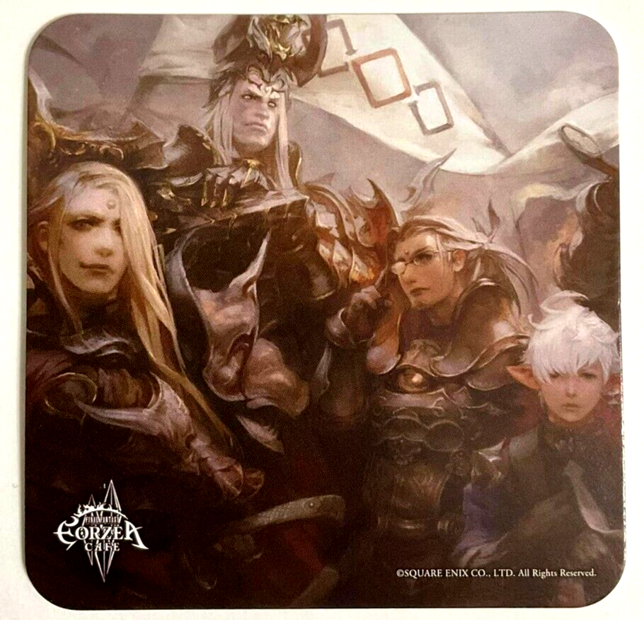 Final Fantasy XIV Art Coaster Alphinaud Zenos Varis