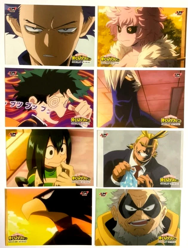 My Hero Academia Bonus Card Midoriya All Might Shinso Asui Shoji Ashido xde