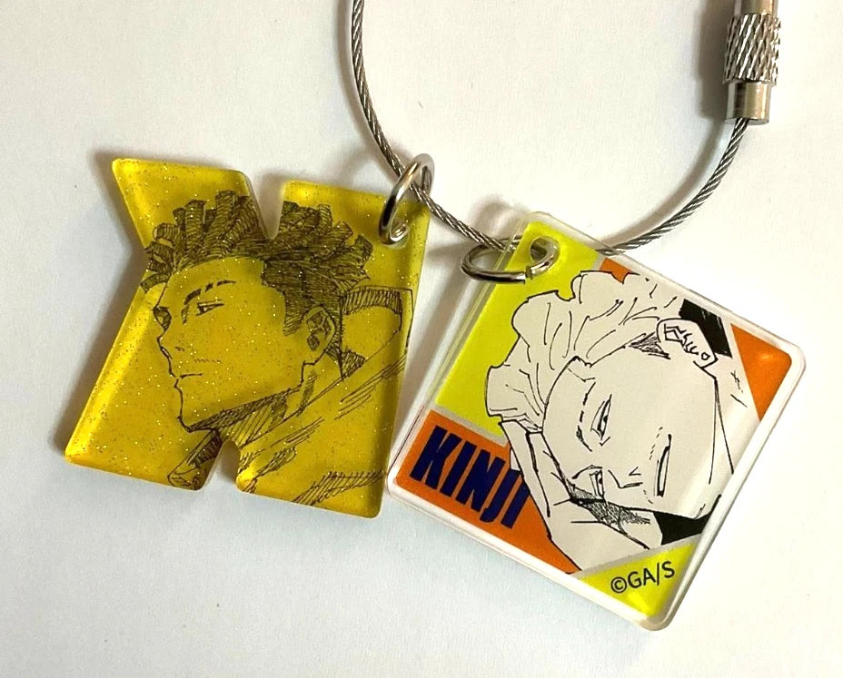 Jujutsu Kaisen Initial Acrylic Keychain 2 Keyring Collection Kinji Hakari