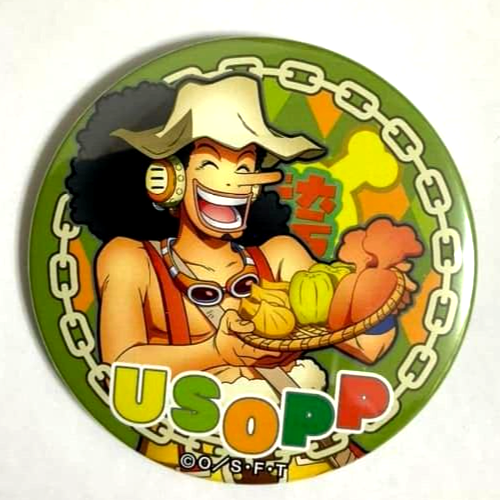 One Piece Yakara BITTER & SWEET Can Badge Button Usopp