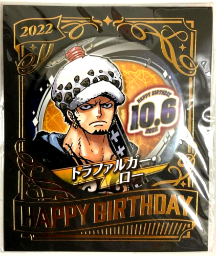 One Piece Bday 2022 Can Badge Button Trafalgar Law