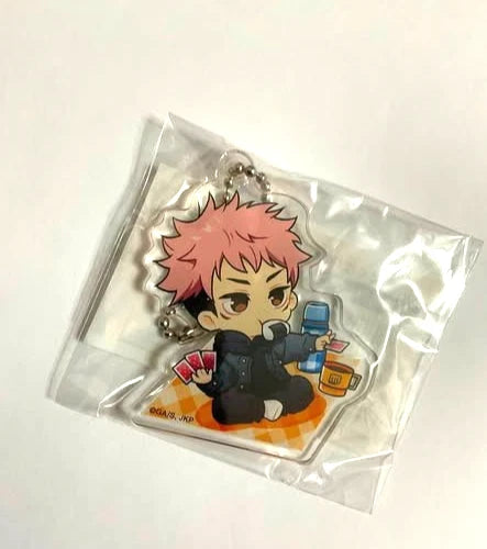 Jujutsu Kaisen x Marukuji Enjoy Picnic Acrylic Keychain Strap Yuji Itadori Juju